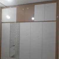 کمد دیواری ملامینه پویا اشکاف ام دی اف تخت تاشو|جاکفشی، کمد، دراور|مشهد, عبادی|دیوار