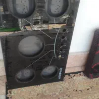 شیشه گاز ۵شعله و ورق زیرگاز