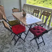 میزوصندلی چوب فلز. فرم قوطی نیمکت orals 908700