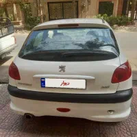 پژو۲۰۶ سفید تیپ ۲ مدل۸۹