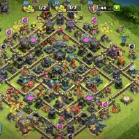 بازی کلش اف کلنز تاون هال۱۷ لول ۲۳۳