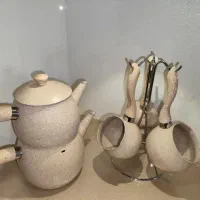 کتری و قوری و قهوه‌ جوش و شیر جوش کاراجا اصل ترکیه