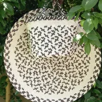 صنایع دستی زنبیل و سفره تسمه بافی