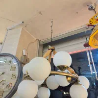 لوستر  مولکولی سرپیچ بزرگ با نوردهی عالی|لوستر و چراغ آویز|خوی, |دیوار