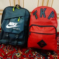 دو عدد کوله پشتی چرمی نو