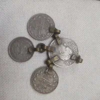 گردنبند گوشواره با سکه های زمان پهلوی اوایل انقلاب|جواهرات|مشهد, کلاهدوز|دیوار