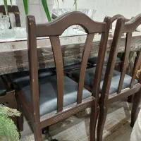 میز ناهارخوری چوبی ۶ نفره|میز و صندلی غذاخوری|مشهد, راهنمایی|دیوار