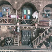 تابلو سنتی دست ساز چراغ خواب دار|تابلو، نقاشی، عکس|مشهد, مقدم|دیوار