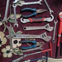 ابزار آچار فرانسه و لوله گیر و....