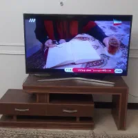 میز تلویزیون دو تیکه بسیار نو