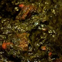 سبزی قورمه سرخ شده خشک