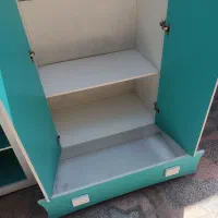 کمدویترین کودک و نوجوان کتابخانه میزتحریر|تخت و سرویس خواب|اصفهان, لاله|دیوار
