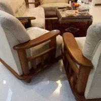 مبل ۷ نفره چوب راش آزادگان