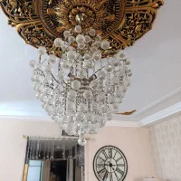 لوستر کریستالی|لوستر و چراغ آویز|قرچک, شهرک طلائیه|دیوار