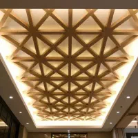 سقف کاذب تایل گره چینی چوب ترمو همه سایز ترمووال