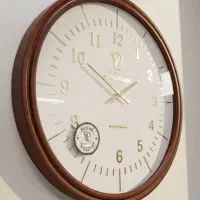 ساعت دیواری تمام چوب
