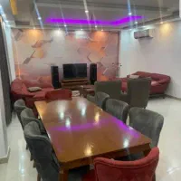 مبل ۸نفره تخت شو+میز نهارخوری