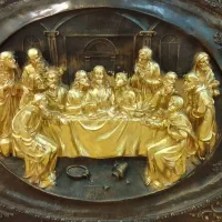 تابلو پلی استر برجسته نقش شام اخر|تابلو، نقاشی، عکس|تهران, جنت‌آباد شمالی|دیوار