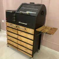 باربیکیو ۶ شعله فول آپشن جوجه‌گردان نو سرخ‌کن نو