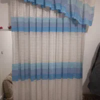 پرده پزیرایی ۲ عدد ۳تاهم پرده اتاق|پرده، رانر، رومیزی|محمدیه-قزوین, |دیوار