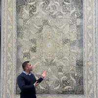 فرش ویدا کرم طوسی ۱۲۰۰شانه مجموعه کامل ۳۶۰۰|فرش|بوشهر, |دیوار