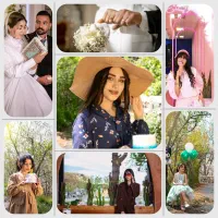 عکاسی محضر تولد پرتره  فضای بازبارداری