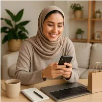 فرصت شغلی مناسب برای خانمها با گوشی  و درآمد بالا