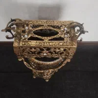 سطل اشغال وجای دستمال کاغذی برنز|صنایع دستی و سایر لوازم تزئینی|اشتهارد, |دیوار