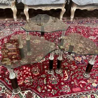 میز تودرتو شیشه ای|مبلمان خانگی و میز عسلی|خوی, |دیوار