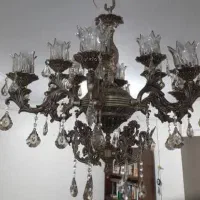 لوستر کریستال شاخه دوگل