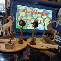 غزال و لک لک چوبی ماشین موتور چوبی و و و|اسباب‌‌بازی|سیلاخور, |دیوار