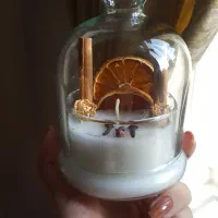 شمع پاییزی معطر در تنگ دربدار