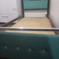 ۲ عدد تختواب یک نفره بازیزه|تخت و سرویس خواب|خوی, |دیوار