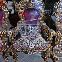 مبل تاج عروس تمام کنده مبل غریبی
