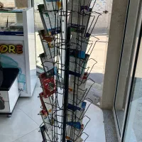 استند فلزی CD گردون تمیز  + ال ای دی led نئون