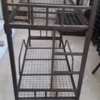 تختخواب دوطبقه فلزی|تخت و سرویس خواب|تبریز, |دیوار