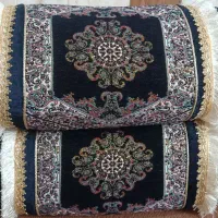 جلد   پشتی مخمل سرمه ای طلایی