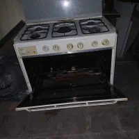 سینک دو لنگه البرز خیلی تمیز با اجق گاز تاکنو