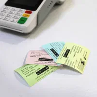 رول حرارتی رنگی کارتخوان و فیش پرینتر برند هانسول