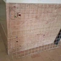 دیوار کوب فلزی قفسه