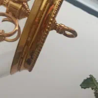 لوستر ۵شاخه آبکاری طلا|لوستر و چراغ آویز|رشت, یخسازی|دیوار