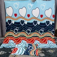 پتو دو نفره ژله ای و روبالشتی