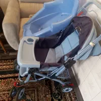 کالسه بچه کار کرد سالم به همراه وان کودک|کالسکه و لوازم جانبی|نظرآباد, شهرک سید جمال الدین|دیوار