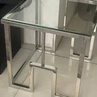 میز جلو مبلی و عشلی استیل|مبلمان خانگی و میز عسلی|تهران, مینای شمالی (مخبر)|دیوار