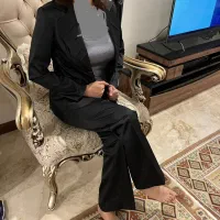 کت و شلوار و تاپ نقره ای دخترانه مدل ترک|لباس|تهران, مرزداران|دیوار