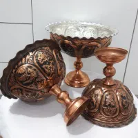 ظروف مسی،مس قدیمی|کلکسیون اشیاء عتیقه|فردوس (خراسان), |دیوار