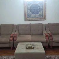 مبلمان هفت نفره با چوب روسی جنس پارچه درجه یک