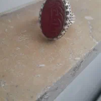 انگشتر عقیق نقره با عیار ۹۲۵