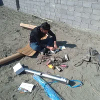 حفاری چاه آب ب مدیریت رحیمی
