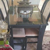 میز غذا خوری و گاز طرح فر